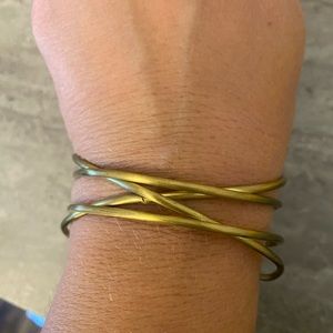 Handmade Canadian designer cuff bracelet.